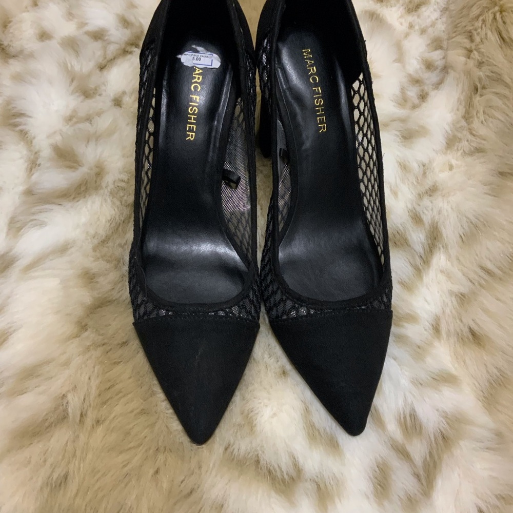 BRAND NEW MARC FISHER  BLACK PLUM. SIZE- 8 - Picture 2 of 6